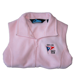 Pink Sleeveless Fleece Vest